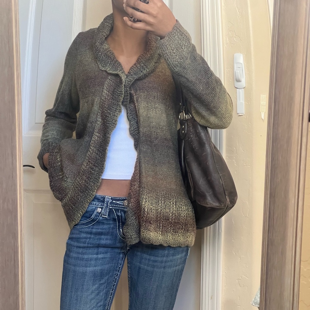 Christopher & Banks Earthy Toned Cardigan